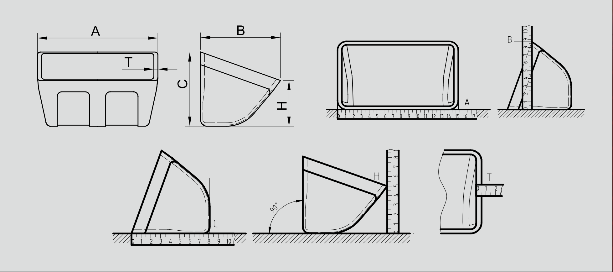 Bulk Elevator Buckets from China Sanwei
